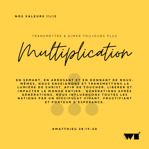 WE - Valeurs 11 Multiplication