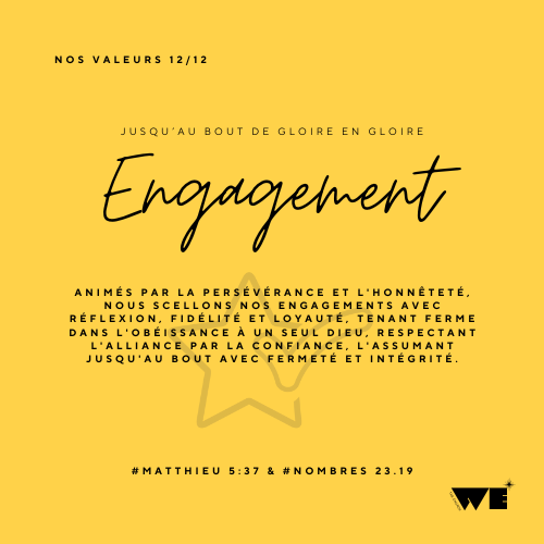 WE - Valeurs 12 Engagement