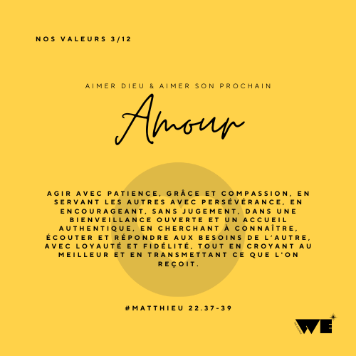 WE - Valeurs 3 Amour