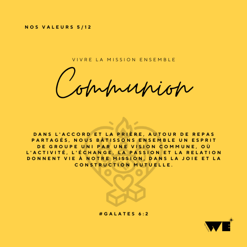WE - Valeurs 5 Communion